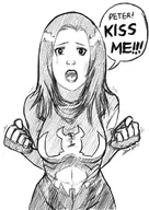 artist:hawkgirl jessica_drew marvel spider-woman ultimate_spider-man ultimate_universe // 848x1200 // 517KB