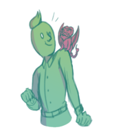 adventure_time artist:dabble magic_man normal_man tiny_manticore // 625x725 // 190KB