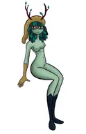 adventure_time huntress_wizard nude space_doppelganger // 3235x5000 // 768KB