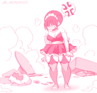 artist:chickpea artist:liefeldianabomination avatar:_the_last_airbender maid toph_beifong // 1591x1515 // 443KB