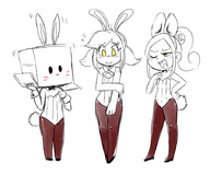 artist:aipiepo disney_junior nick_jr personification playboy_bunny toonami // 900x750 // 244KB