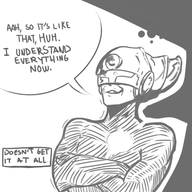 artist:terrible_the_drawfag maker marvel parody pop_team_epic reed_richards // 600x600 // 186KB