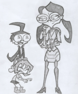 almighty_tallest_miyuki artist:seabthevortian dib_membrane gaz_membrane invader_zim // 1000x1200 // 1.6MB