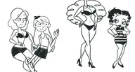 betty_boop crossovers hilda hilda_(series) johanna ms._co_2021 powerpuff_girls sara_bellum // 5398x2886 // 1.8MB