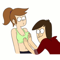 animated artist:terrible_the_drawfag close_enough emily_ramirez josh_singleton zeigram_(colors) // 400x400 // 55KB