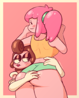 adventure_time artist:lenomon baroness_von_bon_bon crossovers cuphead_(series) princess_bubblegum // 725x906 // 320KB