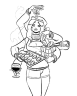 artist:bigmsaxon christmas keyhole_sweater marvel mistletoe spiral x-men // 1024x1280 // 372KB