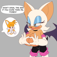 rouge_the_bat sonic_the_hedgehog_(series) tails // 2500x2500 // 867KB