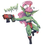 artist:desviliens bob_the_goblin edemia_world fusion goblin_queen // 1741x1800 // 1.2MB