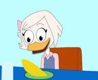 artist:perla_magica disney ducktales webby_vanderquack // 3336x2720 // 476KB