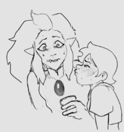 artist:shupitu-laka eda_clawthorne luz_noceda the_owl_house // 800x851 // 203KB