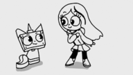 andrea_davenport animated artist:willowdev crossovers lego princess_unikitty the_ghost_and_molly_mcgee the_lego_movie // 640x360 // 544KB