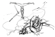 artist:geers crossovers dc general_grievous marvel sinestro_corps spider-man star_wars // 1423x954 // 168KB