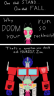 comics crossovers gir invader_zim mr._colympus_2023 optimus_prime transformers zim // 1080x1920 // 155KB