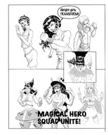 comics crossovers dc jayna laura_kinney marvel parody the_wonder_twins x-23 zatanna // 2400x3000 // 1.8MB