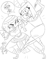 artist:terrible_the_drawfag cleopatra mr._peabody queen_hatshepsut sherman the_mr._peabody_&_sherman_show // 639x799 // 250KB