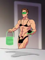 artist:hopethishelps dc green_lantern hal_jordan lantern_corps parody picket_fences // 1499x2003 // 668KB