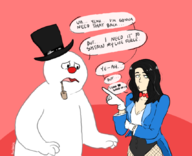 artist:discount_supervillain crossovers dc frosty frosty_the_snowman rankin_bass zatanna // 855x695 // 230KB