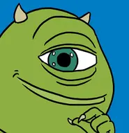 artist:ironghast boys_club mike_wazowski monsters_inc parody pepe pixar // 621x645 // 90KB