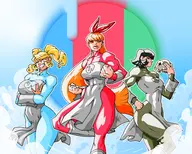 artist:pierre_mateus blossom bubbles buttercup crossovers invincible powerpuff_girls // 2362x1890 // 2.2MB