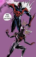 marvel miguel_o'hara miles_morales spider-man spider-man_2099 // 1500x2318 // 1.4MB