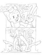 artist:dbaru caturday disney nude ortensia oswald_the_lucky_rabbit vaginal // 1100x1445 // 593KB