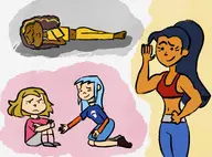 bumblebee casey_krinsky dc dc_super_hero_girls diana_prince karen_beecher rose_wilson wonder_woman // 1760x1302 // 1.8MB