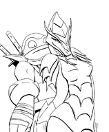 karai leonardo queblock teenage_mutant_ninja_turtles // 660x800 // 154KB