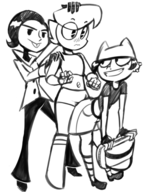 artist:dunnhier brit_crust jenny_wakeman my_life_as_a_teenage_robot rule_63 tiff_crust xj-9 // 723x964 // 225KB