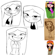 artist:smeet isabella_garcia-shapiro phineas_and_ferb // 3200x3200 // 3.7MB