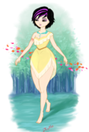 artist:dismaiden big_hero_6 cosplay disney go-go_tomago marvel pocahontas // 501x746 // 354KB