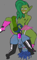 anal artist:tama beast_boy crossovers dc dildo kurt_wagner marvel nightcrawler teen_titans x-men // 500x799 // 237KB