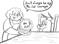 courage courage_the_cowardly_dog mr._colympus_2024 muriel_bagge // 2150x1640 // 854KB