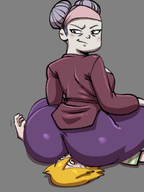 artist:darkeros facesitting lerily_mamery monster_allergy teddy_thaur // 900x1200 // 329KB