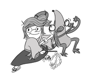 cosplay eileen_roberts pocky pocky_&_rocky regular_show rigby rocky // 2650x2247 // 727KB
