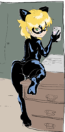 adrien_agreste chat_noir miraculous_ladybug selfie // 1490x3013 // 200KB