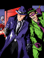 10-story_detective artist:slugmanoctavious dc deadshot parody riddler the_question vic_sage // 1279x1679 // 774KB