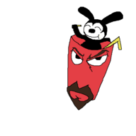 aqua_teen_hunger_force crossovers disney frylock mr._colympus_2020 oswald_the_lucky_rabbit // 600x600 // 18KB