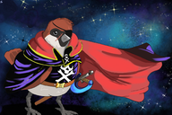 amphibia artist:gh captain_harlock cosplay joe_sparrow space_pirate_captain_harlock // 1530x1020 // 1.3MB