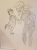 artist:bh bh fairly_oddparents timmy_turner vicky // 715x953 // 94KB