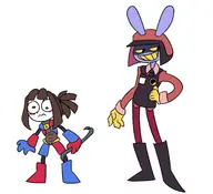 cosplay gordon_freeman half-life jax pomni the_amazing_digital_circus // 1702x1550 // 175KB