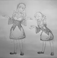 bug_queen child cosplay crossovers dc maid men_in_black re:zero young_justice // 2915x3000 // 2.6MB