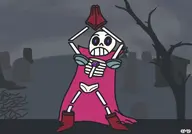 a_real_magic_skeleton artist:eme ok_ko!_let's_be_heroes parody // 534x373 // 39KB