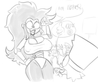 artist:terrible_the_drawfag cosplay enid_mettle ko ok_ko!_let's_be_heroes radicles_x silver_spark wilhamena_mettle // 604x506 // 131KB