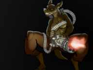 artist:stupidgnoll caturday stith titan_a.e. topless // 1487x1120 // 715KB