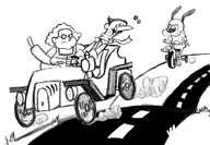 courage courage_the_cowardly_dog crossovers dan_backslide looney_tunes mr._colympus_2024 muriel_bagge the_dover_boys // 2360x1640 // 1.2MB