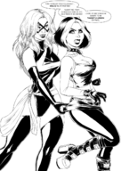 artist:hawkgirl carol_danvers marvel ms._marvel rogue x-men x-men_evolution // 992x1403 // 252KB