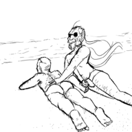 artist:fudgy_fart clint_barton hawkeye logan marvel old_man_logan wolverine x-men // 1000x1000 // 230KB