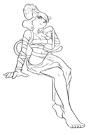 artist:713 bride_of_frankenstein cosplay miranda wakfu // 1243x1790 // 453KB