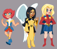 andromeda dawnstar dc dc_super_hero_girls legion_of_super-heroes lightning_lass parody // 1300x1127 // 574KB